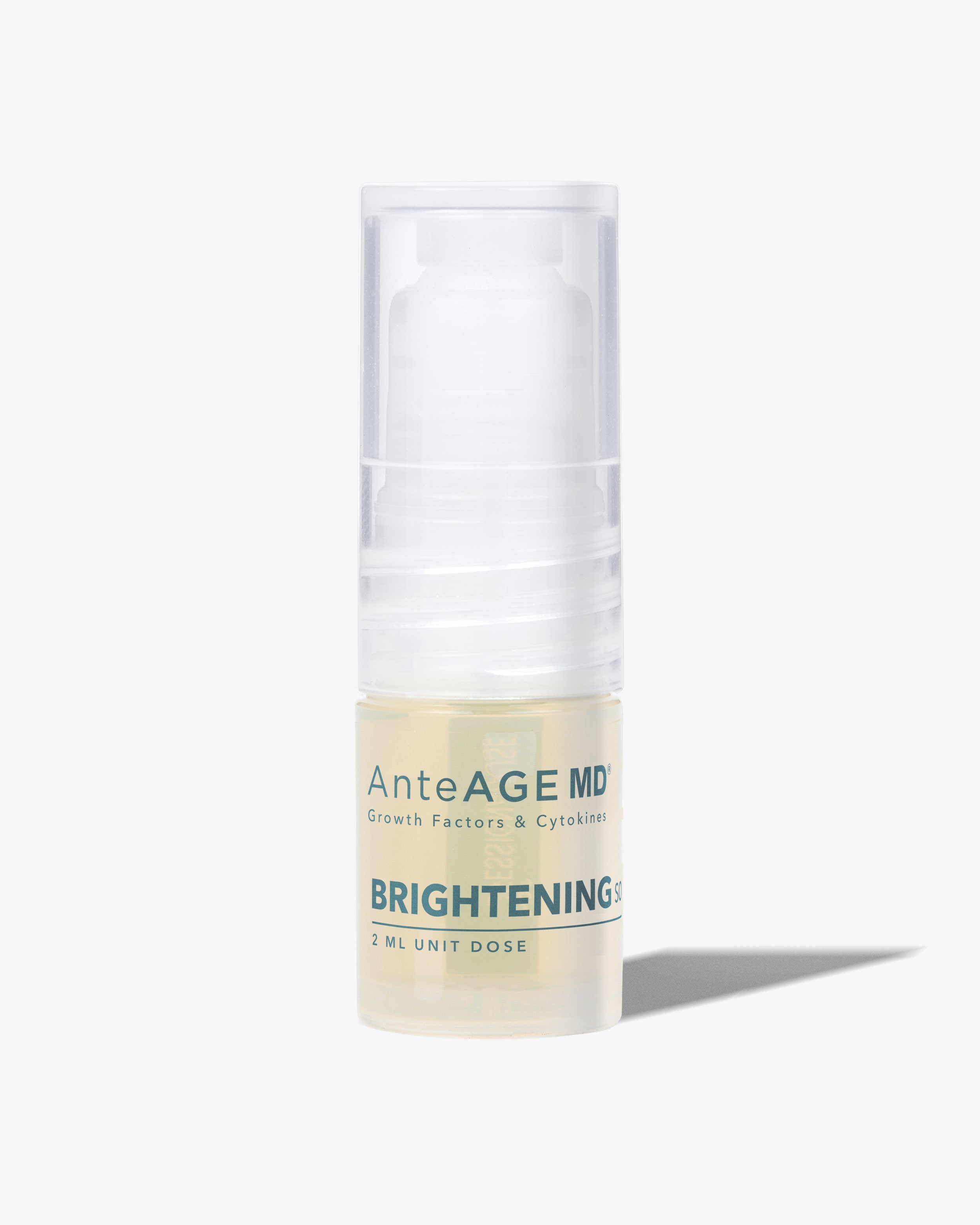 AnteAGE MD brightening cream bottle on a white background
